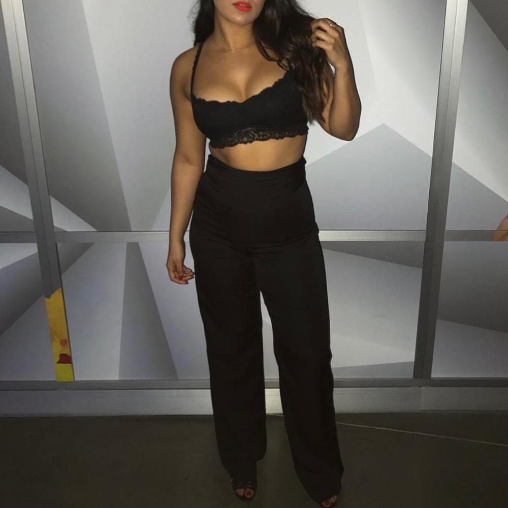 House of CB black trouser pant